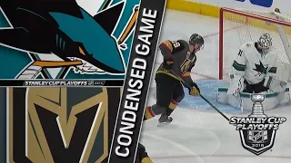 San Jose Sharks vs Vegas Golden Knights R2, Gm2 apr 28, 2018 HIGHLIGHTS HD