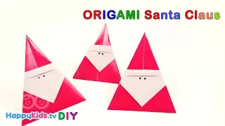 Origami Santa| Paper Crafts | Kid's Crafts and Activities | Happykids DIY
