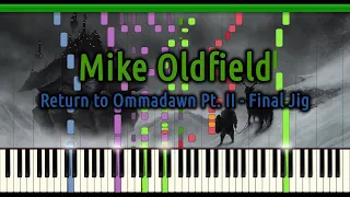 Mike Oldfield - Return to Ommadawn Part II - Final Jig [Synthesia]