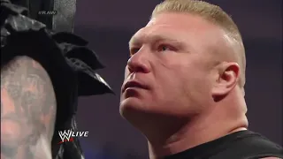 Retour de l'UnderTaker contre Brock Lesnar ( WWE VF )