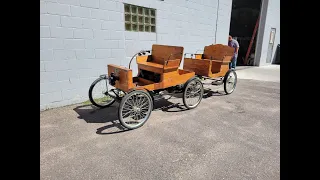 1896 Ford "Quadri-cycle" Horseless Carriage Replica with Trailer - NO RESERVE AUCTION!