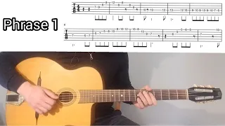 Django Reinhardt - J'attendrai Solo (Guitar Lesson With Tab)
