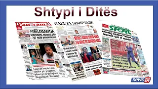 14 tetor 2023 "Shtypi i dites" në News24 - "Koha për t'u zgjuar" ne studio Klevin Muka