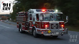 Manchester Fire Truck Responding | Engine 3