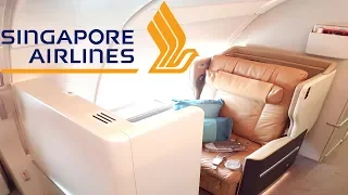 Singapore Airlines BUSINESS CLASS Singapore to London|Airbus A380