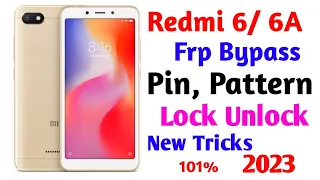 Redmi 6/6A Frp Bypass | redmi 6 frp unlock without pc | redmi 6a google account bypass new tricks