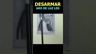 Como desarmar un aro de luz led con trípode