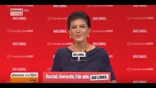 Bundesparteitag Die Linke: Rede von Sahra Wagenknecht am 11.06.2017