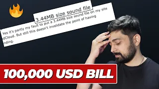 3 MB audio file gave 100000 USD bill