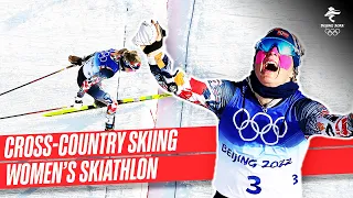 Cross-Country Skiing | Full Replay | Women's 7.5km + 7.5km Skiathlon | #Beijing2022