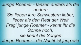 Falco - Junge Roemer Lyrics