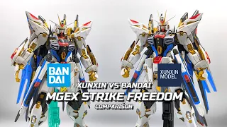 [COMPARISON] BANDAI VS XUNXIN - 1/100 MGEX STRIKE FREEDOM