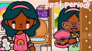 My Daughter STARTED HER FIRST PERIOD!  || Toca Boca Roleplay #tocaboca