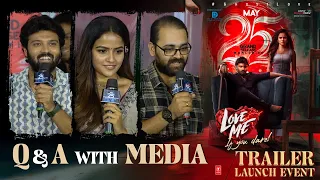 Love Me Movie Team Q & A With Media @ Love Me - If You Dare Trailer Launch Event | Shreyas Media