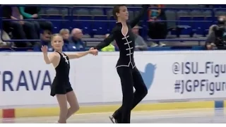 2016 ISU Junior Grand Prix - Ostrava - Pairs Free Skate Kseniia AKHANTEVA / Valerii KOLESOV RUS