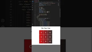 Html coding || Tic-Tac-Toe  #html #css #game