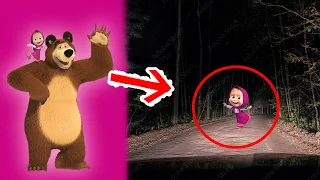 8 MASHA y el Oso CAPTADOS en CÁMARA Y Vistos en la Vida REAL