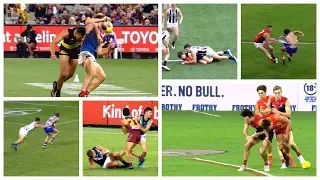 The best bumps and tackles of 2019 so far | Mid-Season Best Ofs | AFL