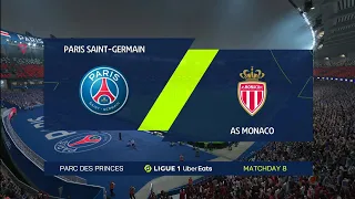 FIFA 23: PSG vs Monaco - Ligue 1 - Full Match