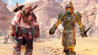 SHADOW OF WAR - UNIQUE LITHLAD SLAYER OVERLORD BATTLE FOR THE CITADEL IN DESERT