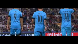 Neymar vs AS Roma Away HD 1080i  16 09 2015 by MNcomps