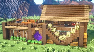Casa de Madera Perfecta para Survival en Minecraft | Tutorial Casa Minecraft Fácil
