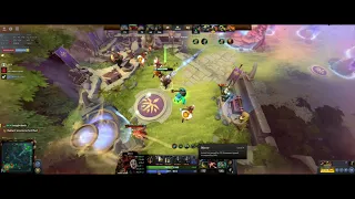 Dota 2 fountain dive Rampage on Sven