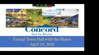 Virtual Town Hall with the Mayor - April 25, 2020