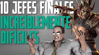 10 JEFES FINALES de videojuegos que fueron INCREÍBLEMENTE DIFÍCILES