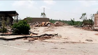 300 tornadoes reported in April 2024 are second highest on record, weather service says