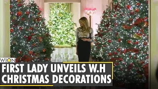 First Lady Melania Trump unveils 2020 White House Christmas decorations | WION News