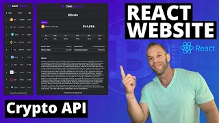 Build A React JS Website - Cryptocurrency API - Multi-Page App With React Router DOM