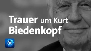 Trauer um CDU-Politiker: Kurt Biedenkopf ist tot