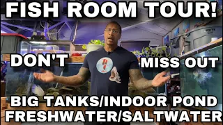 FISH ROOM TOUR *DON’T MISS OUT*