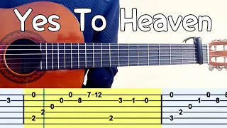 lana del rey - yes to heaven (Easy Guitar Tabs Tutorial)