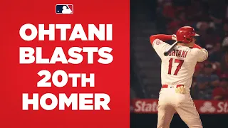 Shohei Ohtani BLASTS his 20th home run of the season!