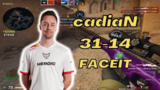 cadiaN 31-14 solo Q DUST2 POV | FACEIT Ranked | Mar 7, 2023