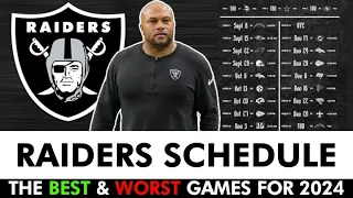 Las Vegas Raiders Schedule: Ranking The Best & Worst Games In 2024 For Raider Nation