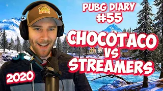 ChocoTaco vs Streamers | Streamer Vs Streamer | PUBG DIARY #55