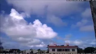 Dawn and rain formation seen in Paulista-PE - July 19, 2016.(Timelapse)