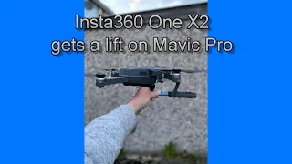 1st Flight of Mavic Pro carrying an insta360 one x2 horizontal mount