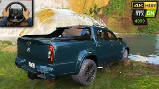 Mercedes-Benz X-Class | Offroading | Forza Horizon 5 | Logitech g923 gameplay