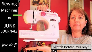 SEWING MACHINES for JUNK JOURNALS | Watch This Before You Buy One! ✅