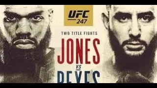 UFC 247 Jones vs Reyes PPV Live Play By Play & Results #UFC247 #UFC