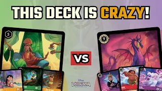 🤔 Which Deck Archetype WINS?! - Disney Lorcana Gameplay (Top Dog Control v Lemon Lime Aggro Game 1)