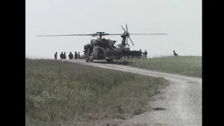 Paratroopers Jumping From Blackhawk