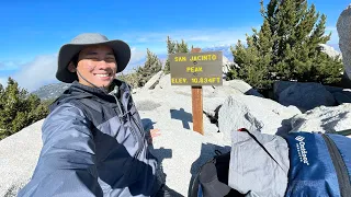 Solo camping trip to San Jacinto peak