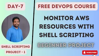 Day-7 |  Live AWS Project using SHELL SCRIPTING for DevOps | AWS DevOps project| #devops #aws #2023