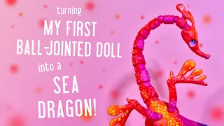 My first BJD is a Sea-Dragon!? collab with Dragetarr, Moonlight Jewel and Joshephine's Creatures