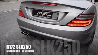 MEC Design Mercedes R172 SLK250 Exhaust - Earthquake Sound Version
